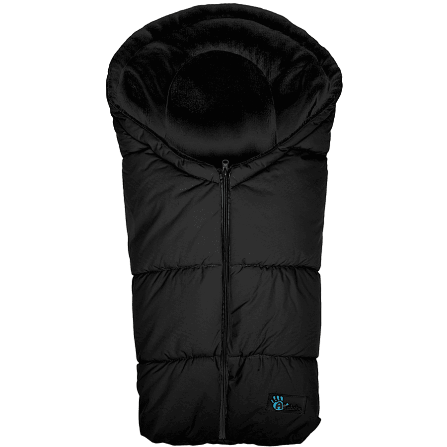 Altabebe Winterfußsack Active für Babyschale Schwarz-Schwarz