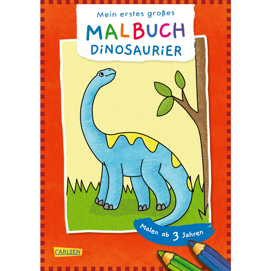 CARLSEN Mein erstes großes Malbuch: Dinosaurier