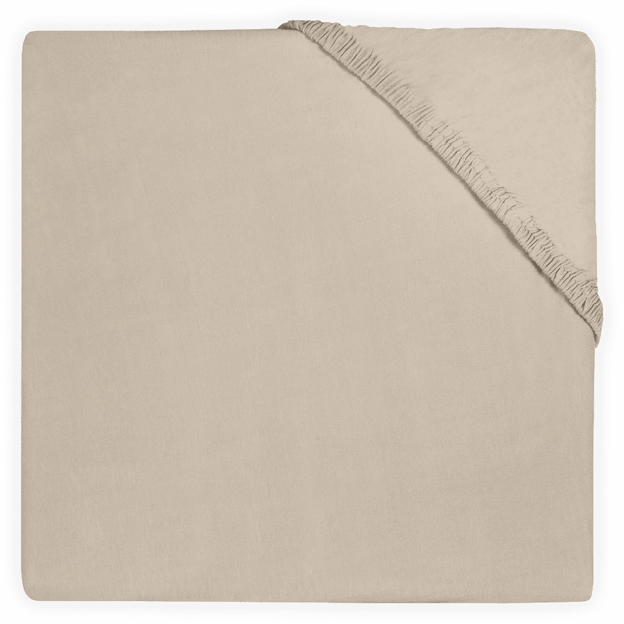 jollein Jersey Spannbettlaken Laufstallmatratze nougat 75 x 95 cm 
