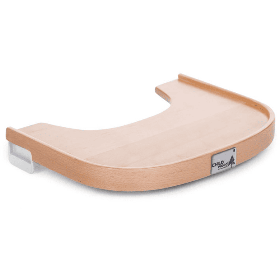 CHILDHOME Tablette pour chaise haute enfant Evolu 2 bois naturel