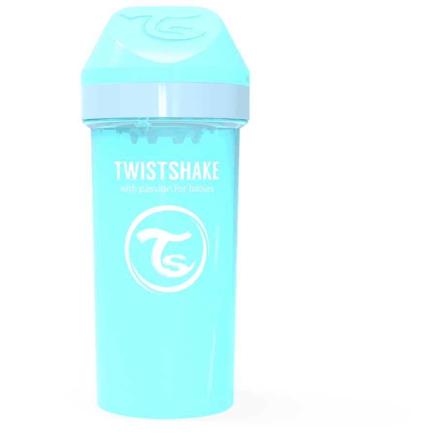 Twist shake drikkekopp Kid Cup 360ml pastellblå