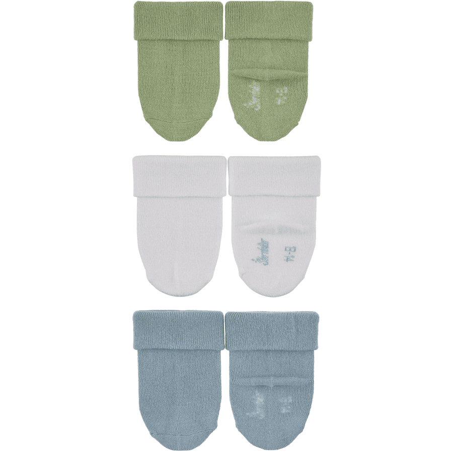Sterntaler First Baby Sokken 3-Pack Bamboe Lichtblauw