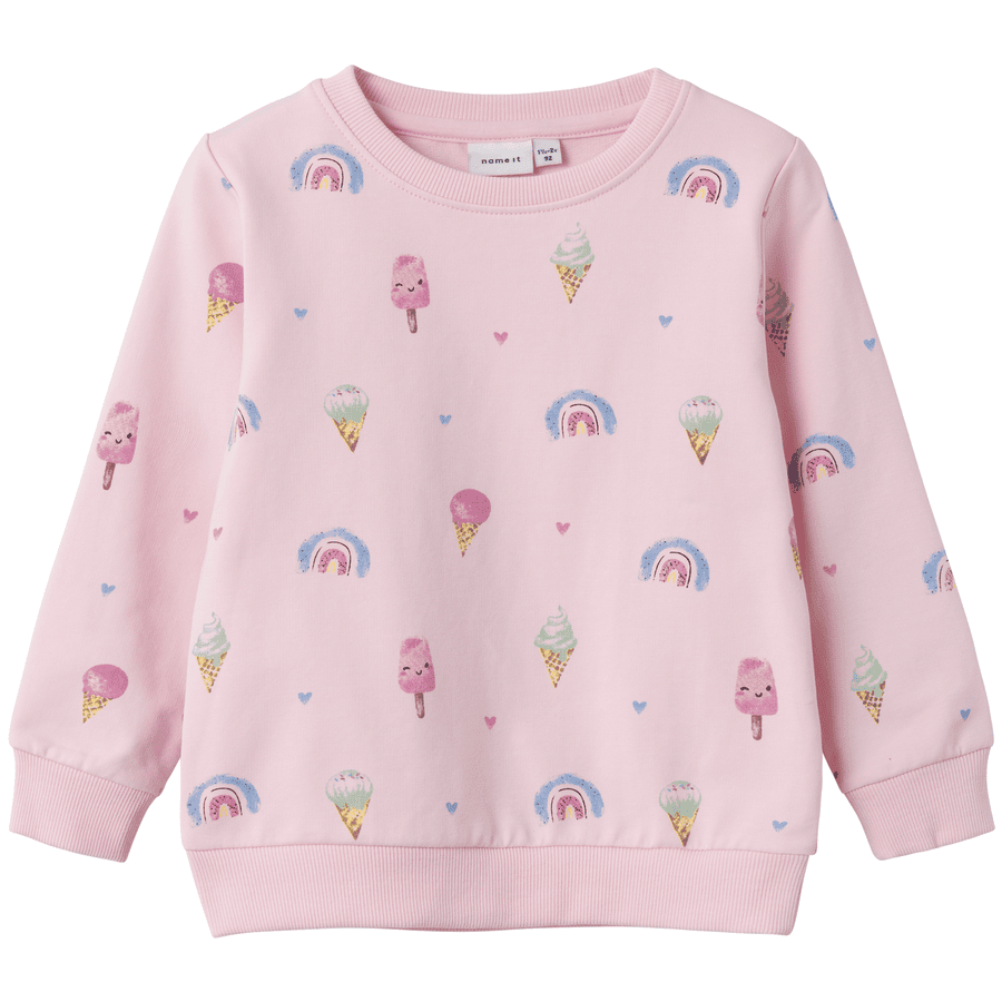 name it Sudadera Nmffransia Parfait Rosa