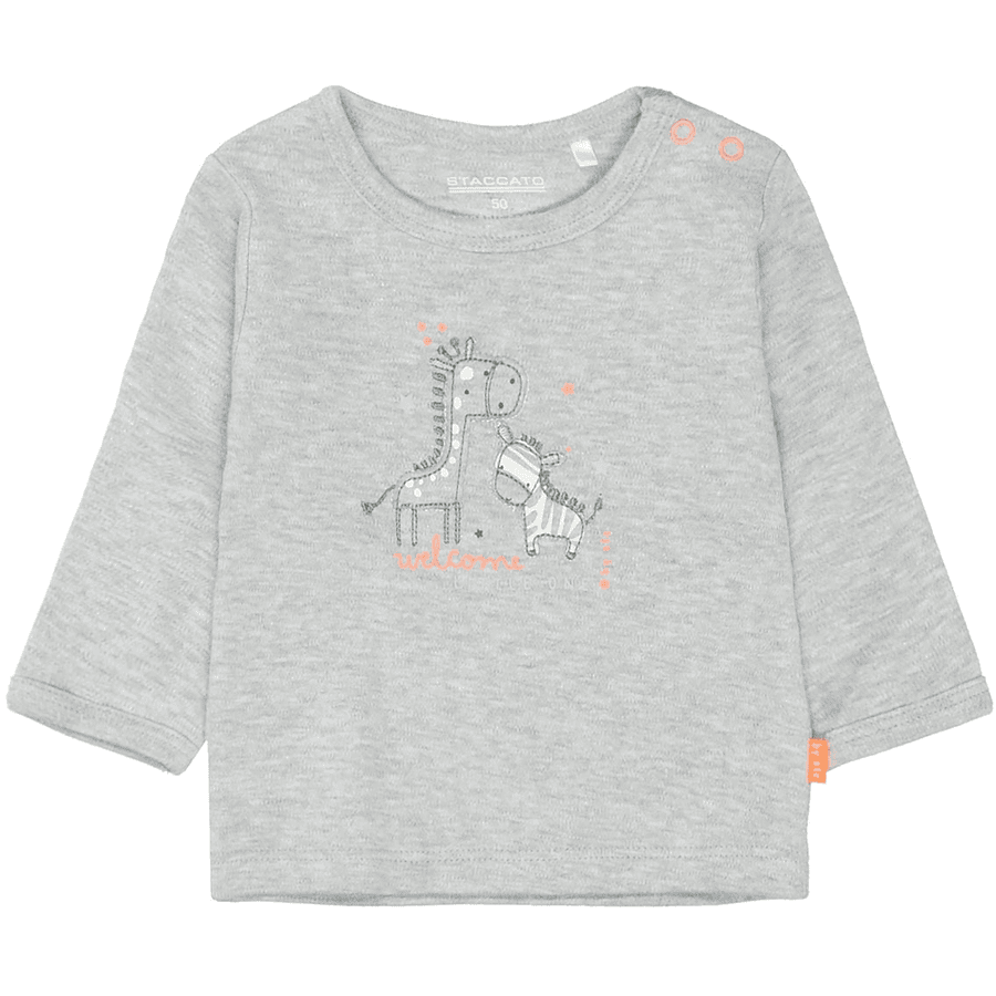 STACCATO  Shirt light grijs gemêleerd 