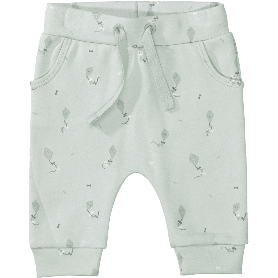 STACCATO Pantalon ice green à motifs 