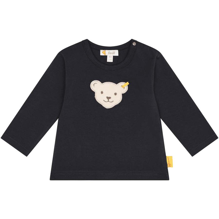 Steiff Camiseta para niños manga larga navy