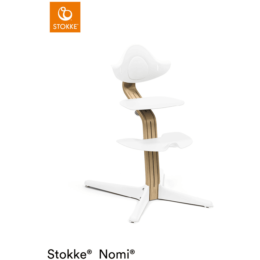 STOKKE® Nomi® Hochstuhl Eiche  / weiß