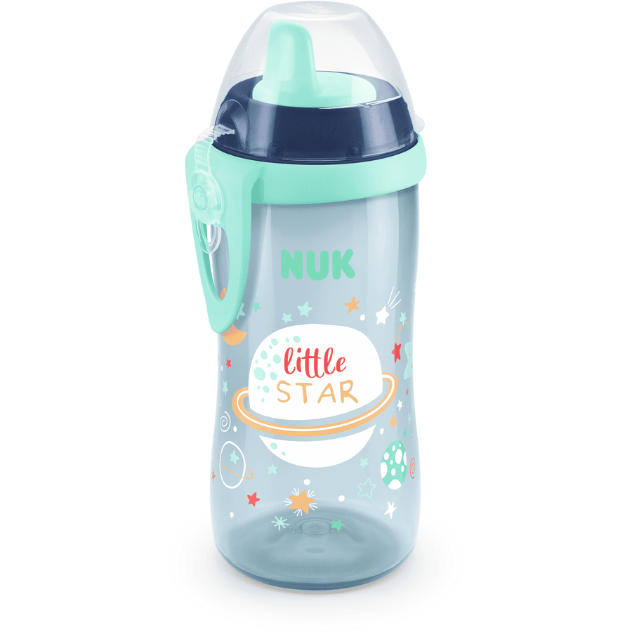 NUK Butelka do picia Kiddy Kubek Night 300 ml, niebieski