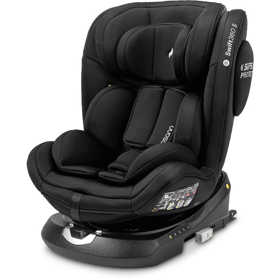 osann Autokindersitz Swift360 S iSize All Black