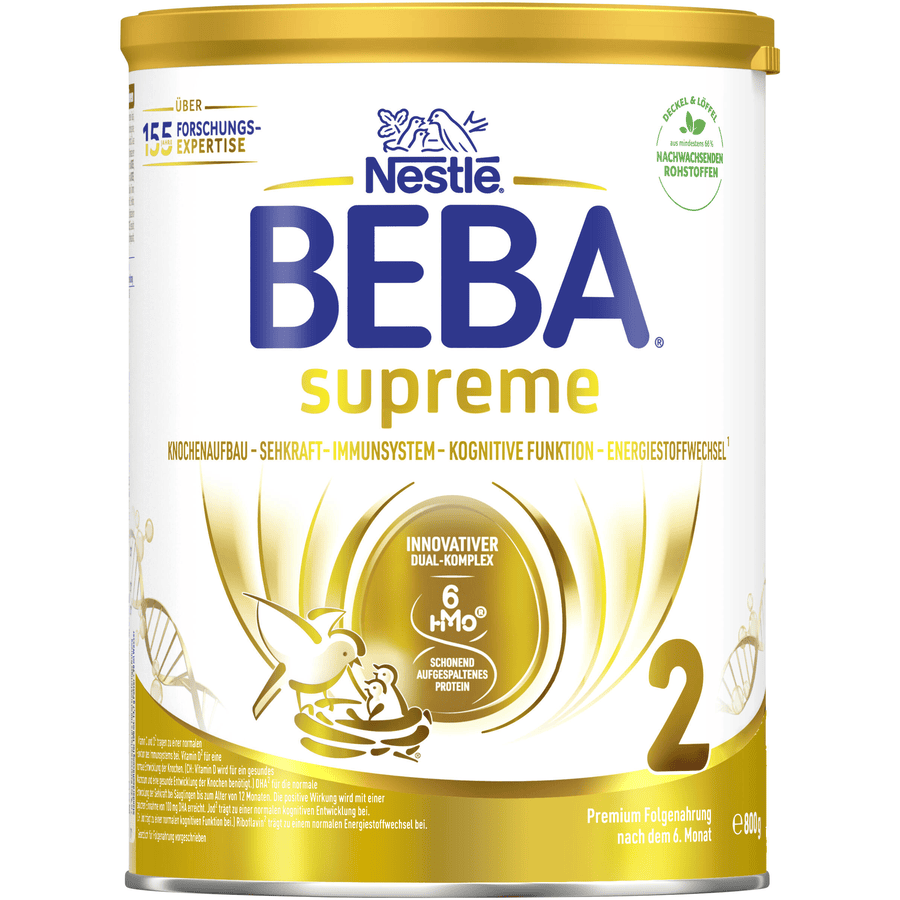 Nestlé BEBA SUPREME 2 Folgemilch 800g nach dem 6. Monat