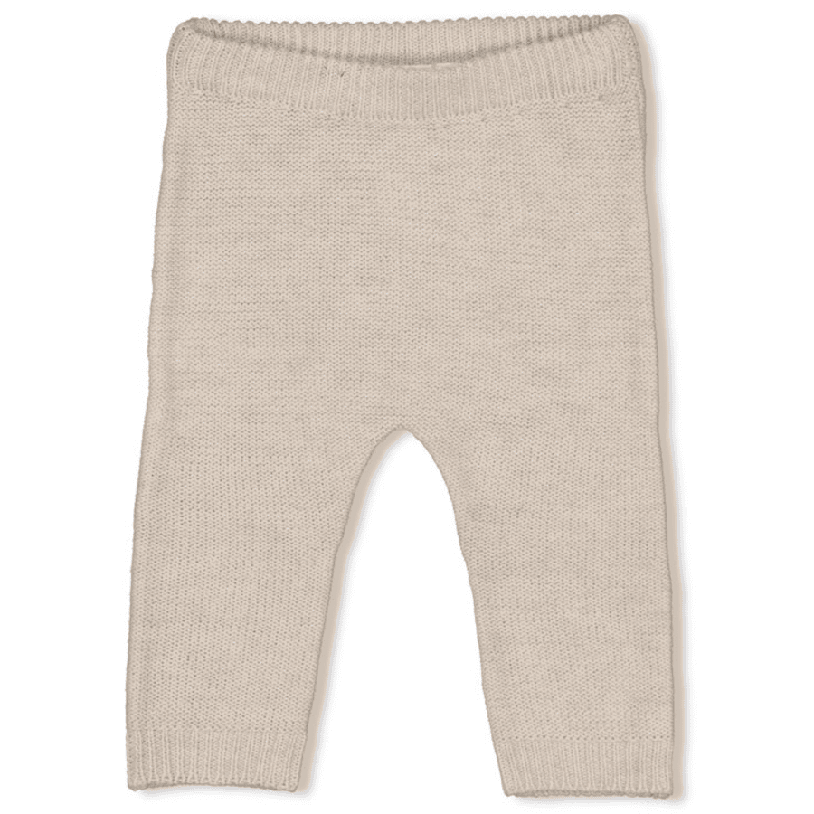 Feetje Gebreide broek Little Duck Taupe melange