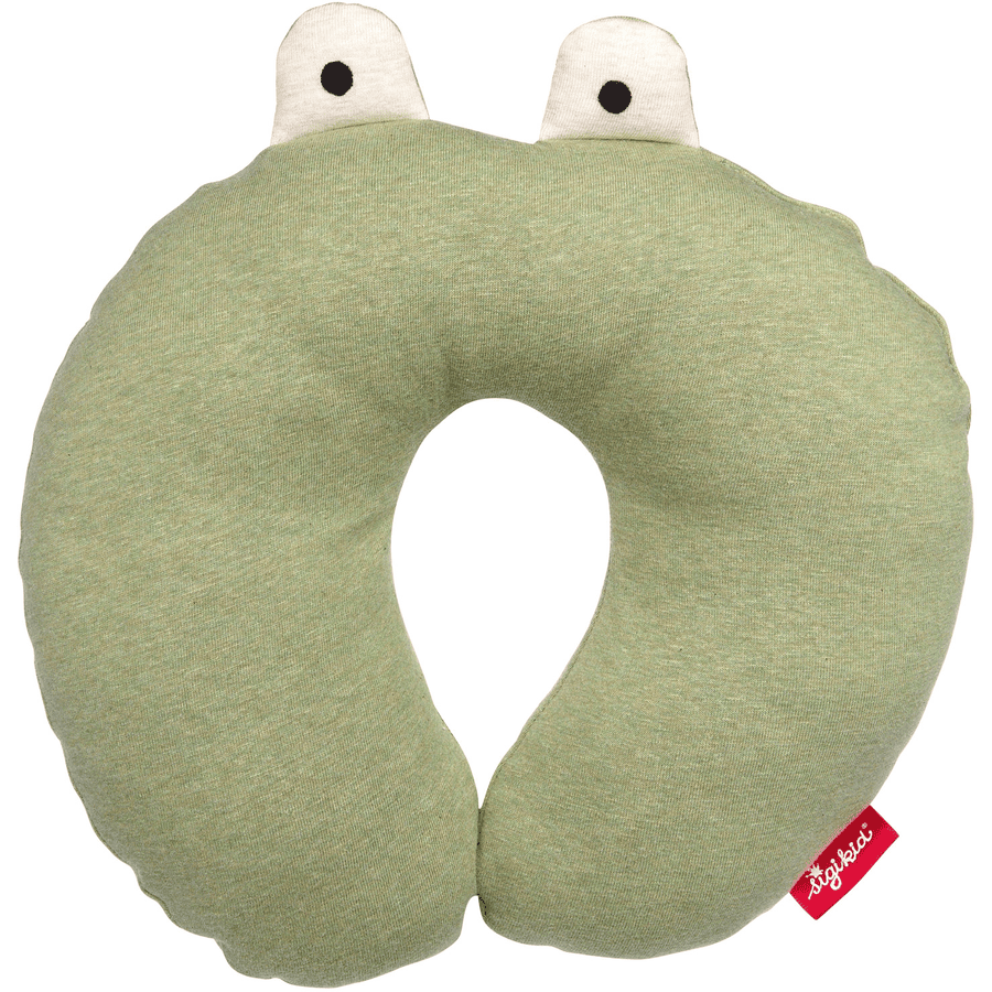 sigikid® Coussin tour de cou grenouille Yellow vert