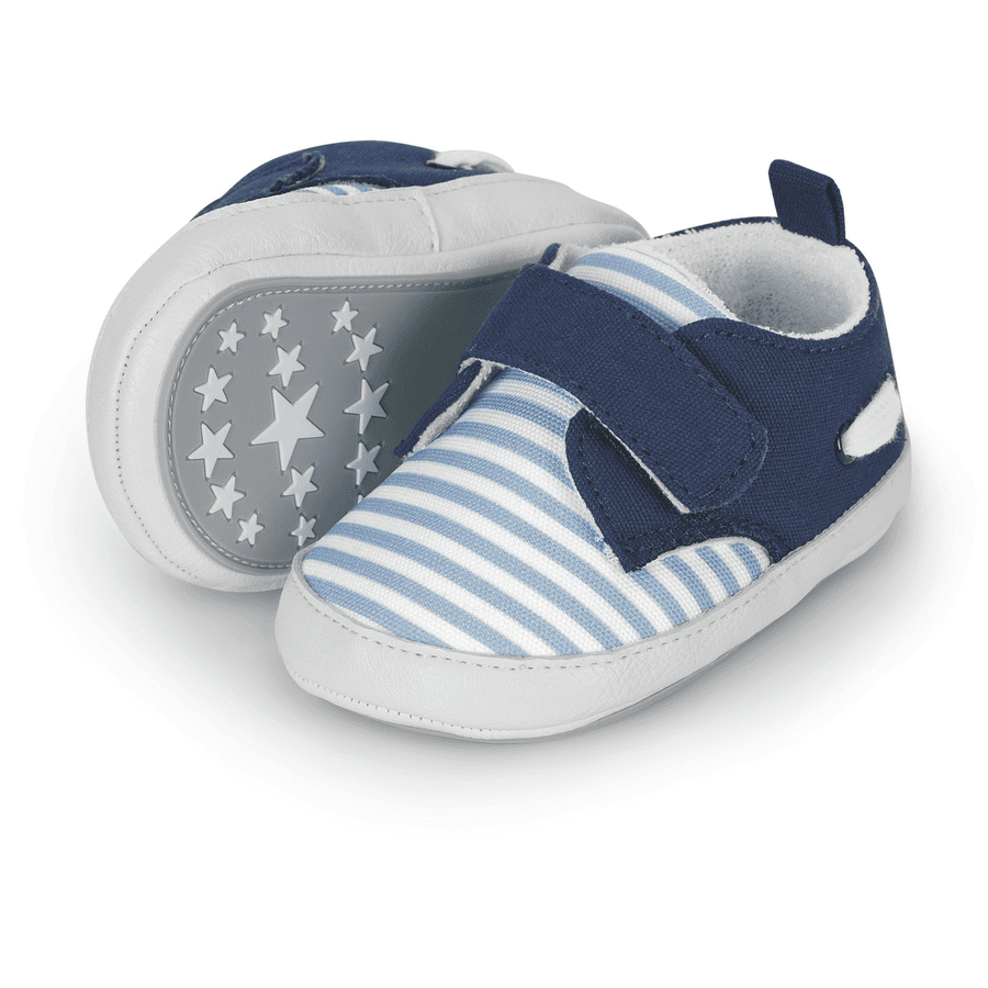 Sterntaler Baby-Schuh Streifen blau 