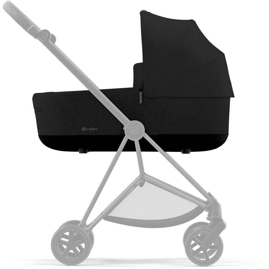 cybex PLATINUM Kinderwagenaufsatz Lux Carry Cot für New Mios Stardust Black Plus