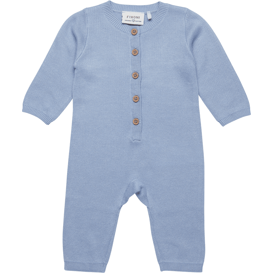 Fixoni Overall Bamboo Knit Blue Fog