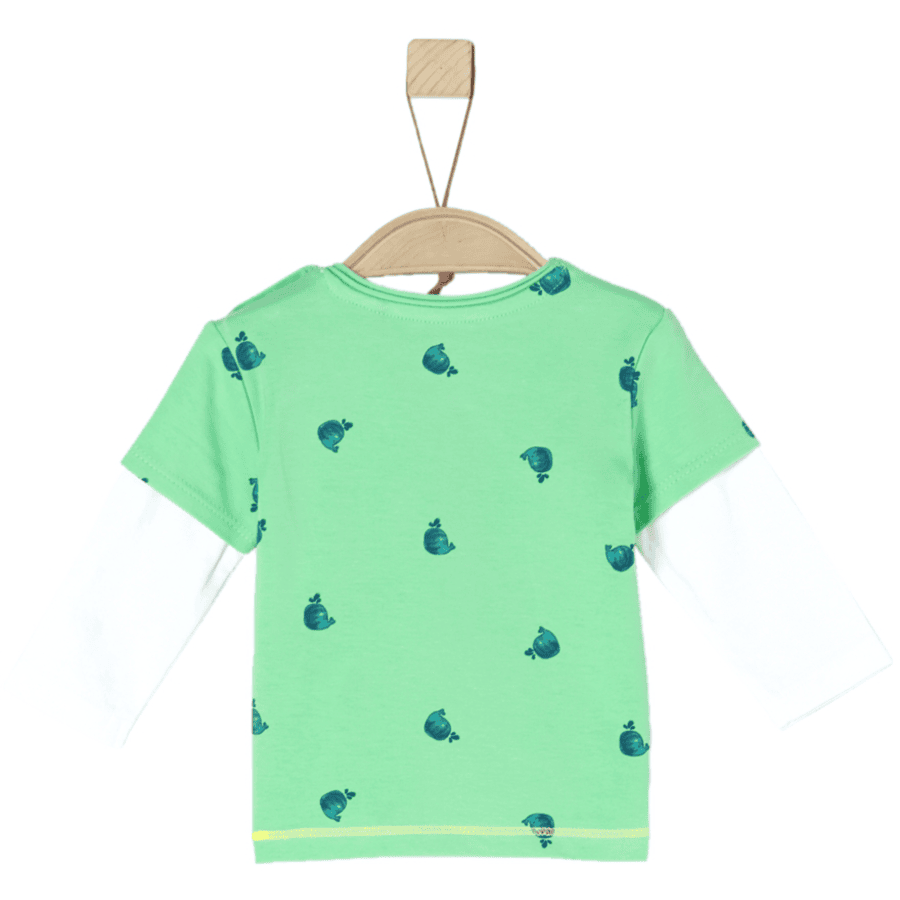 s.Oliver Maglia a manica lunga verde chiaro aop YN7714