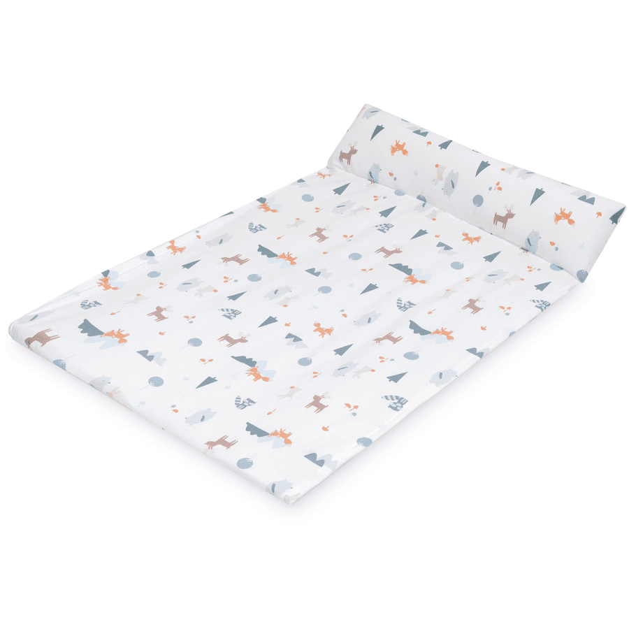 JULIUS ZÖLLNER Housse pour matelas à langer jersey Loop Comfy Softy Little Fox 85x75 cm