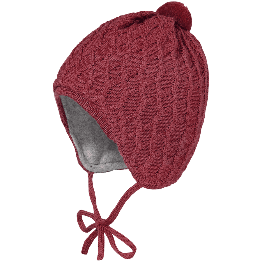 Maximo Beanie gebreid rozenhout