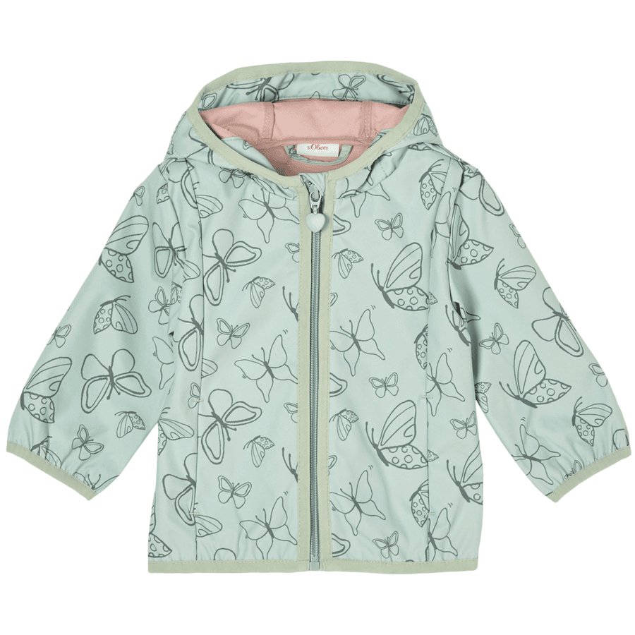 s. Olive r Softshell-takki, jossa on Allover print 
