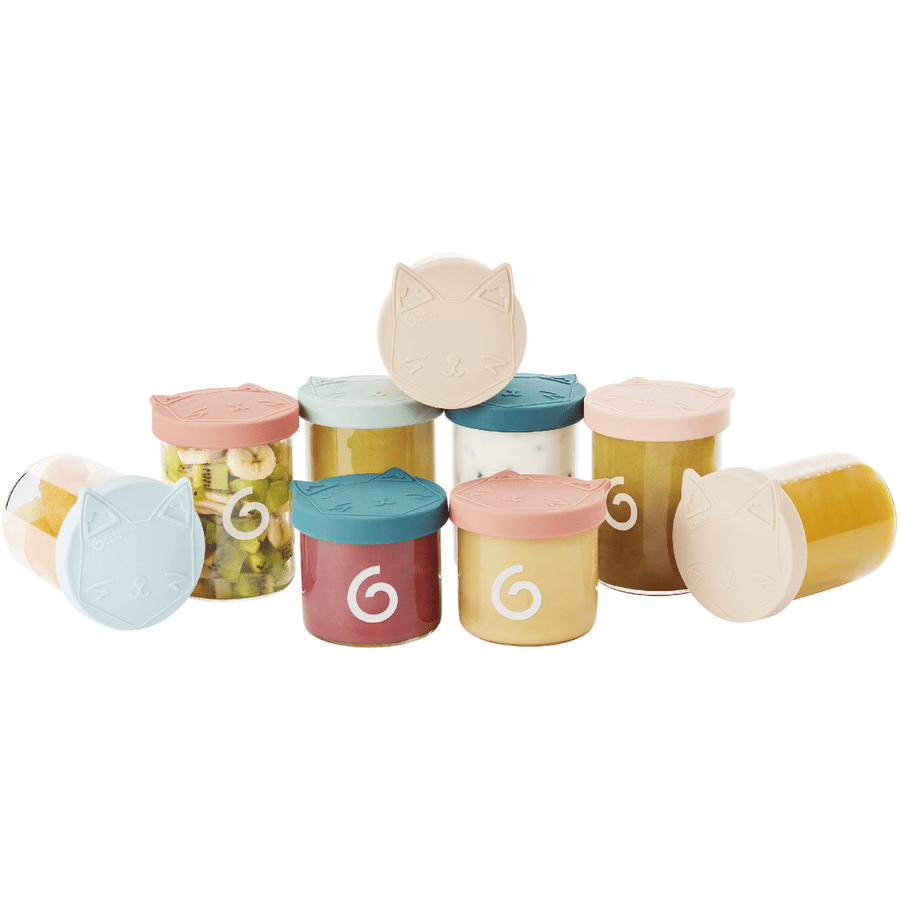 babymoov Förvaringsbehållare ISY Bowls set om 9, 6x 250 ml och 3x 120 ml