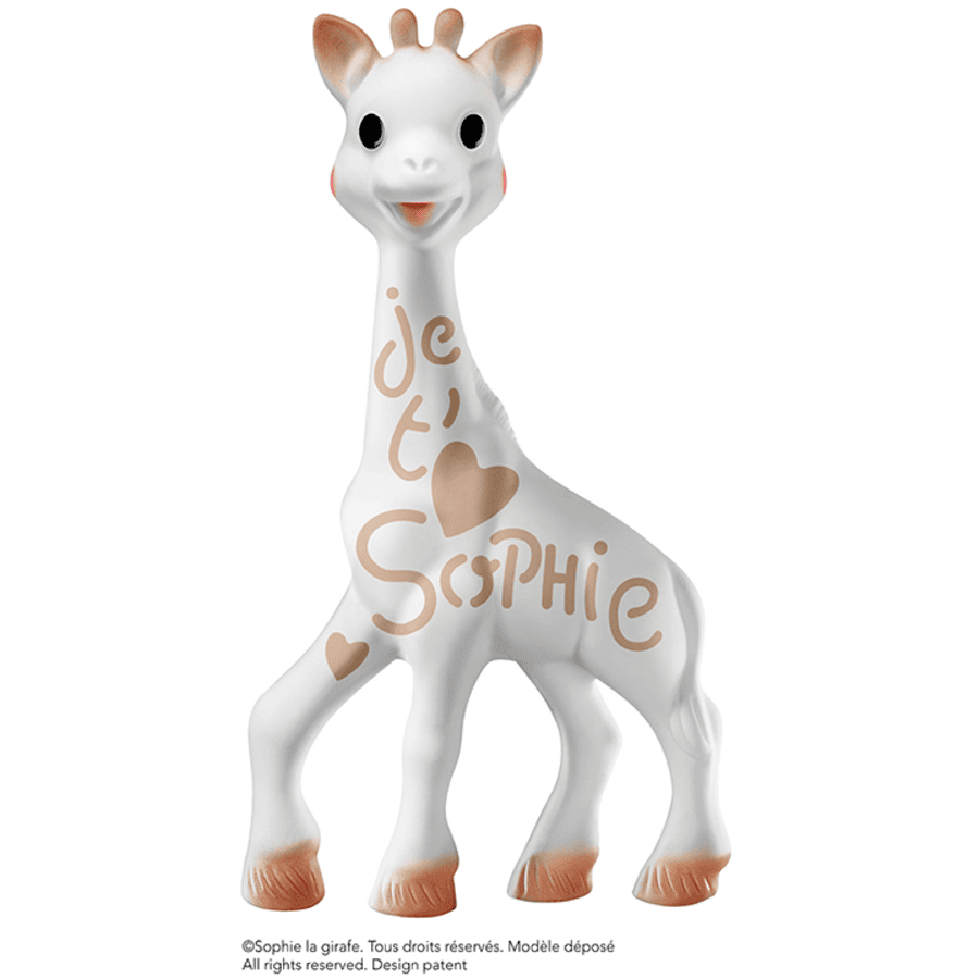 VULLI limited Sophie la Girafe® Sophie la girafe 60-års fødselsdag "Sophie by me"-udgave, naturgummi