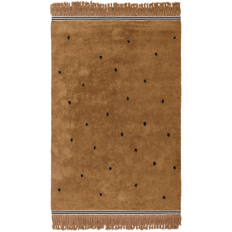 Tapis Petit  Kinderdeken Semmie stippen bruin 170 x 120 cm