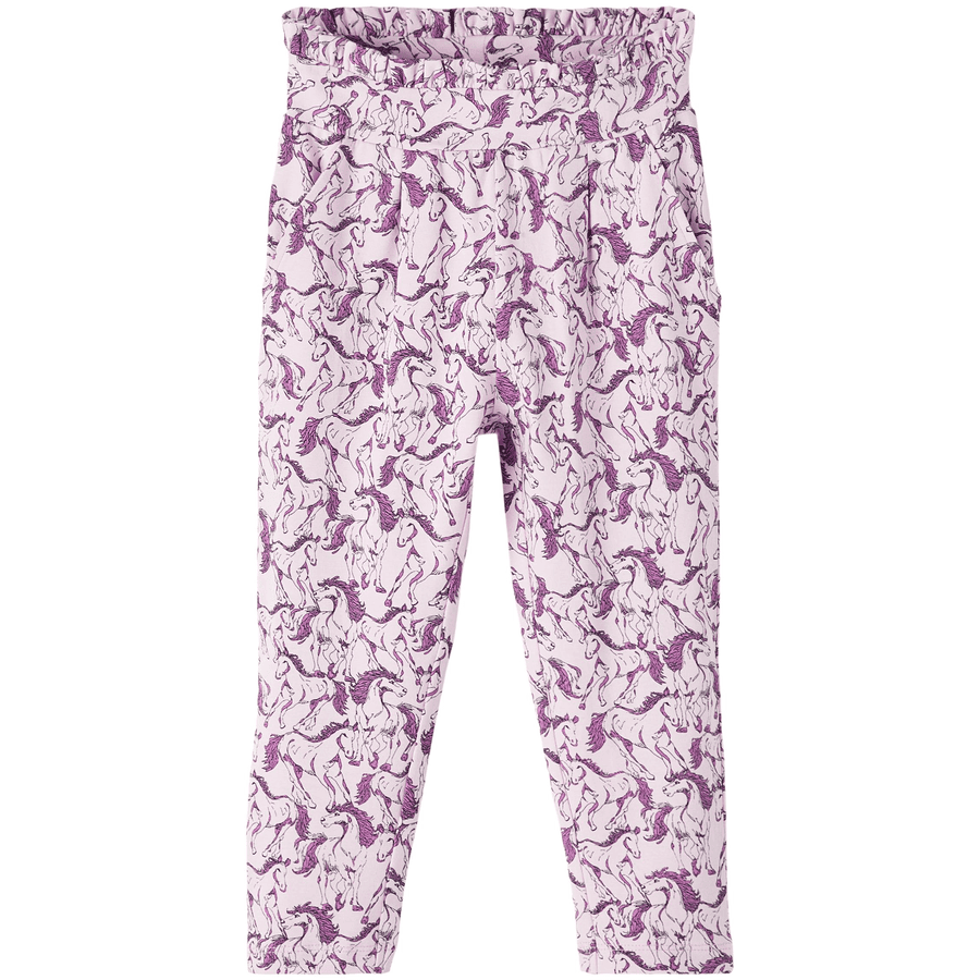 name it Pantaloni a sacchetto Nmflinar Rosa Lavanda