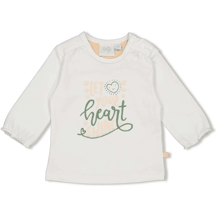 Feetje Longsleeve Shine Heart s bílá