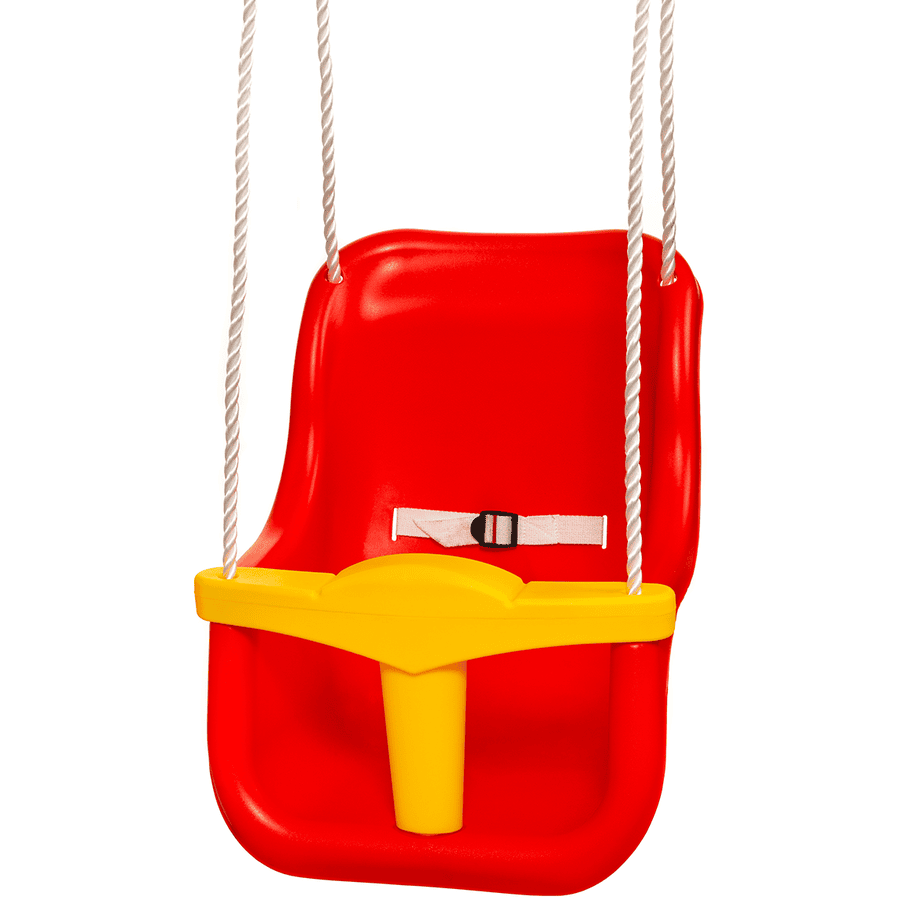 Hörby Bruk Babyschaukel High rot/gelb