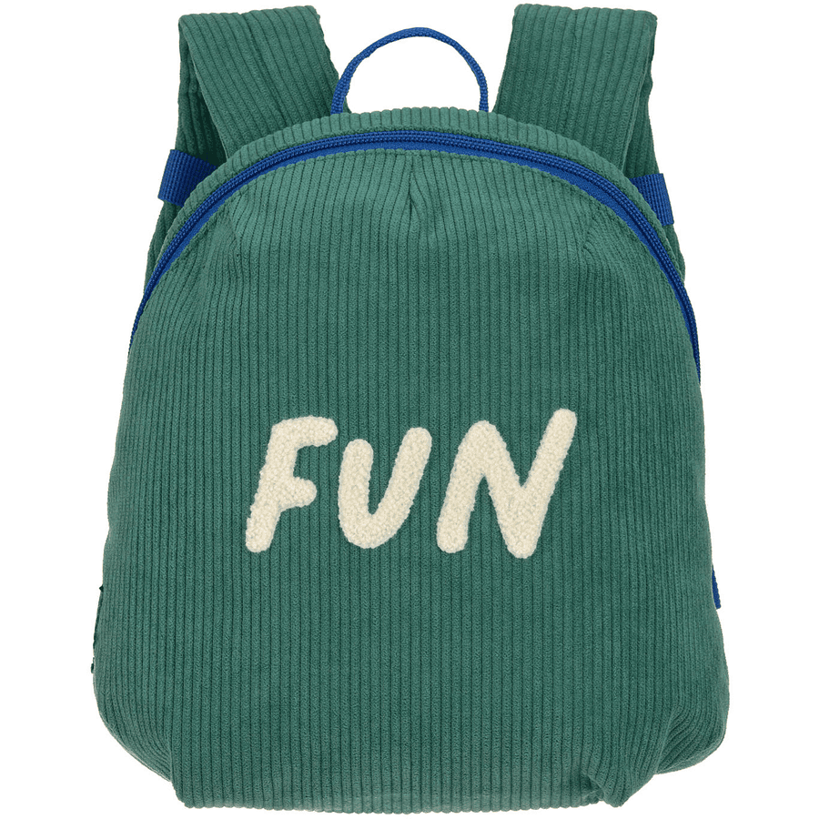 LÄSSIG Plecak przedszkolny Cord Little Gang - Zabawny, zielony