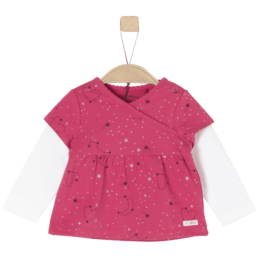 s.Oliver Girl s koszula z długim rękawem fioletowa / różowa 