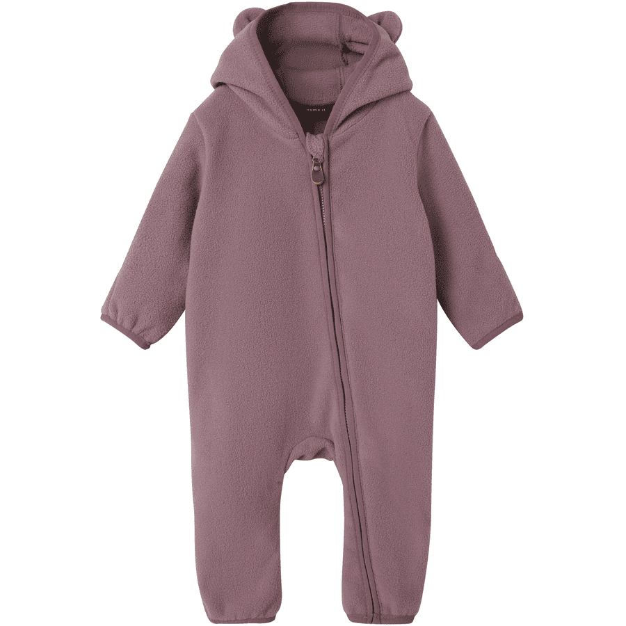 name it Fleece overall Nbnmeeko Grape Shake 