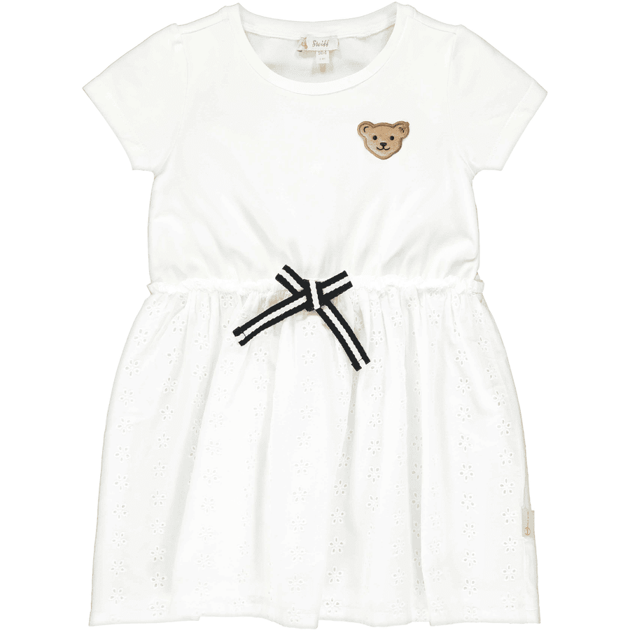 Steiff Kleid, bright white