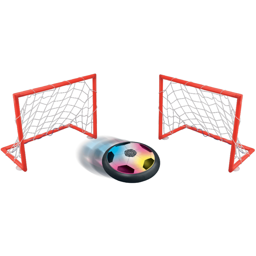 LEXIBOOK Aero Foot - Disco de fútbol flotante con dos porterías