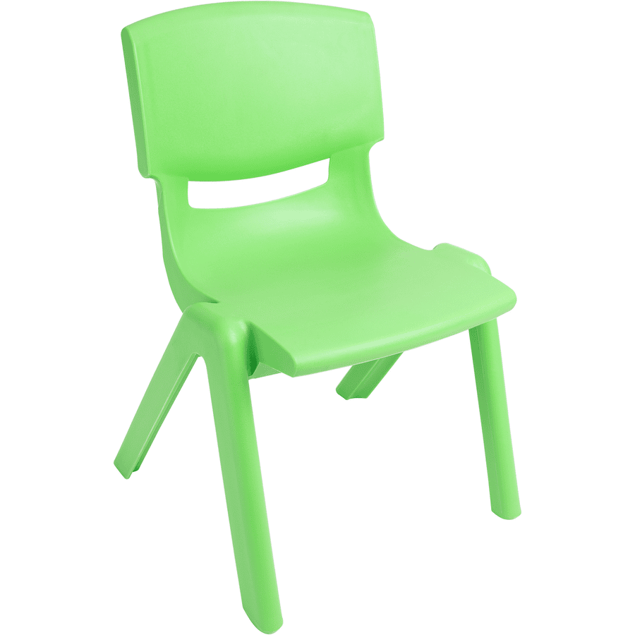 bieco Kinderstuhl grün aus Kunststoff
