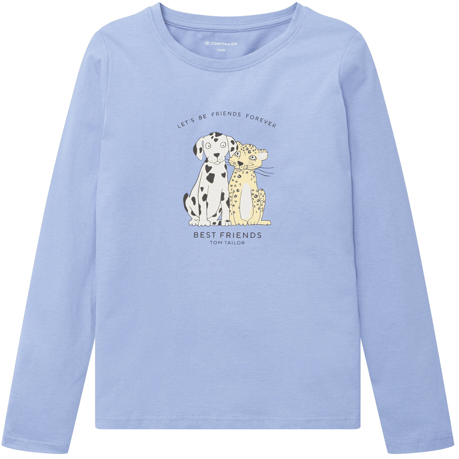 TOM TAILOR Camiseta infantil de manga larga Calm Lavender