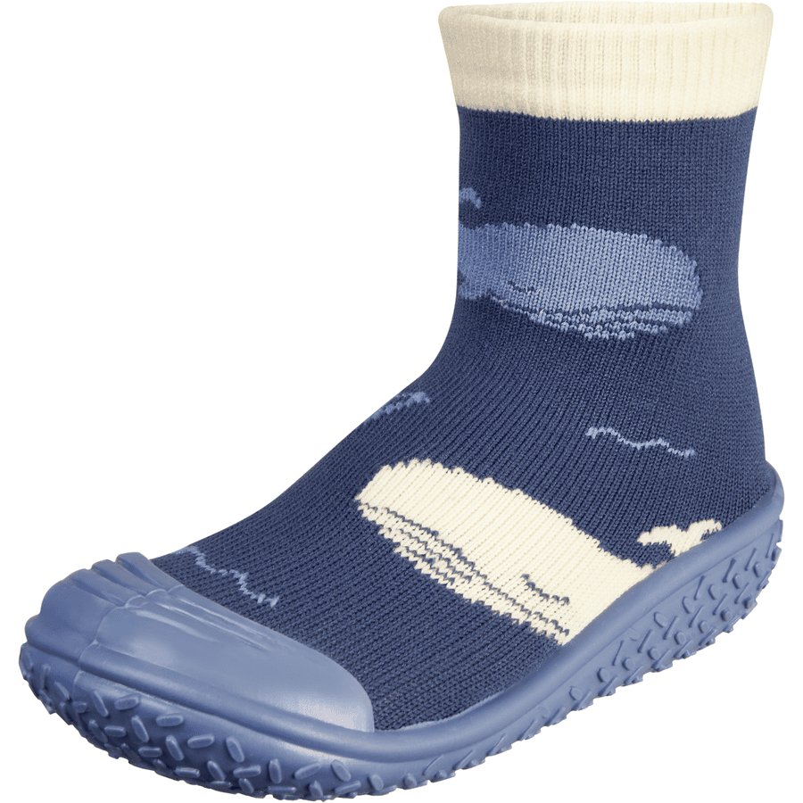 Playshoes  Aqua sok walvis marine 