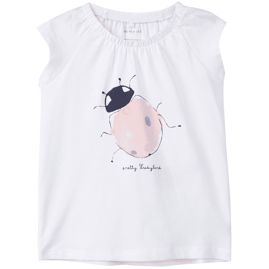 name it Girl s T-Shirt Halou blanc vif