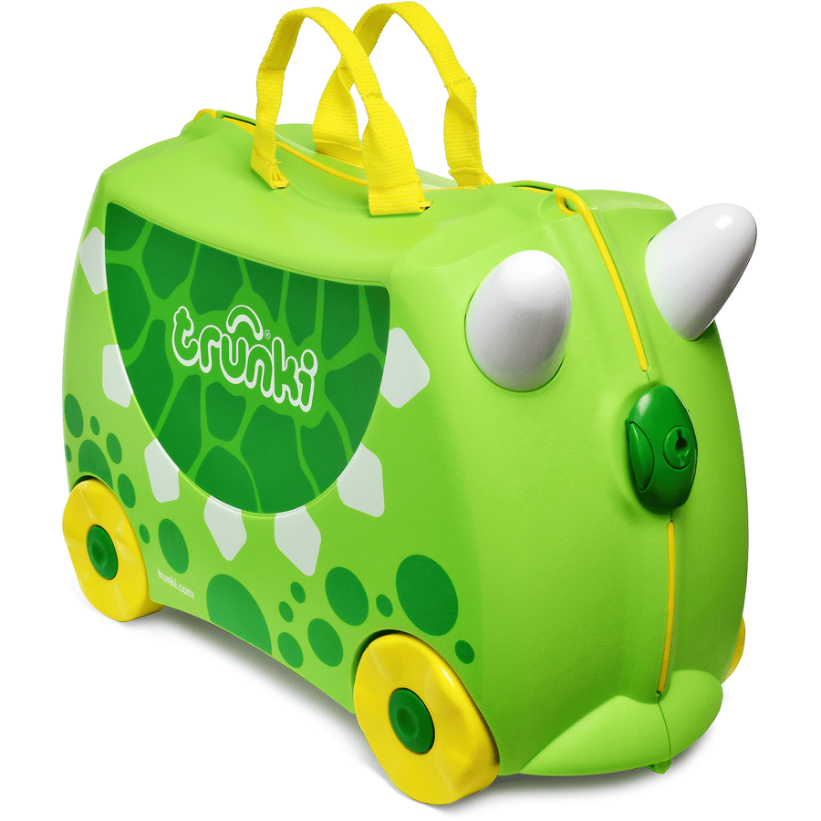 trunki Valise à roulettes enfant Dudley le dinosaure