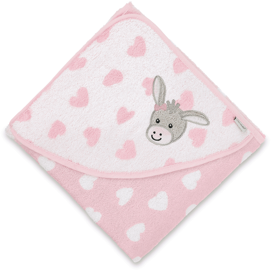 Sterntaler Badetuch Emmi Girl 80 x 80 cm rosa