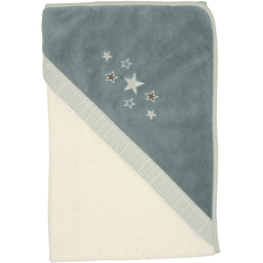 Asciugamano con cappuccio della collezione Be Be 's Star Mint