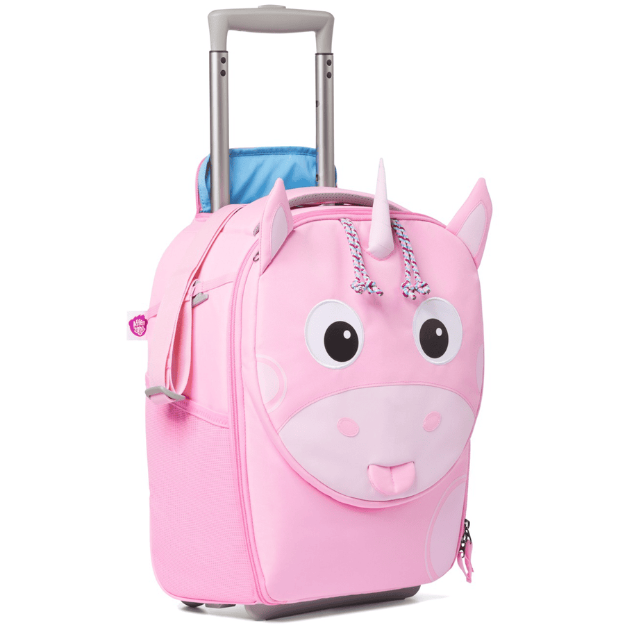 Affenzahn Valise trolley enfant Erna la licorne, rose