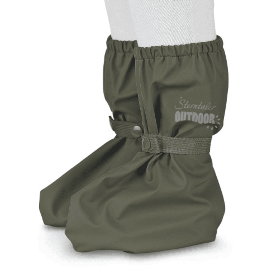 Sterntaler Couvre-chaussures de pluie vert foncé 