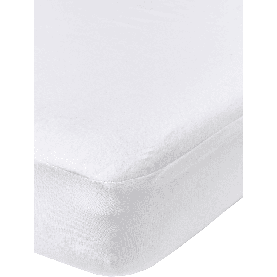 Meyco Sábana bajera Molton impermeable 60 x 120 cm blanco