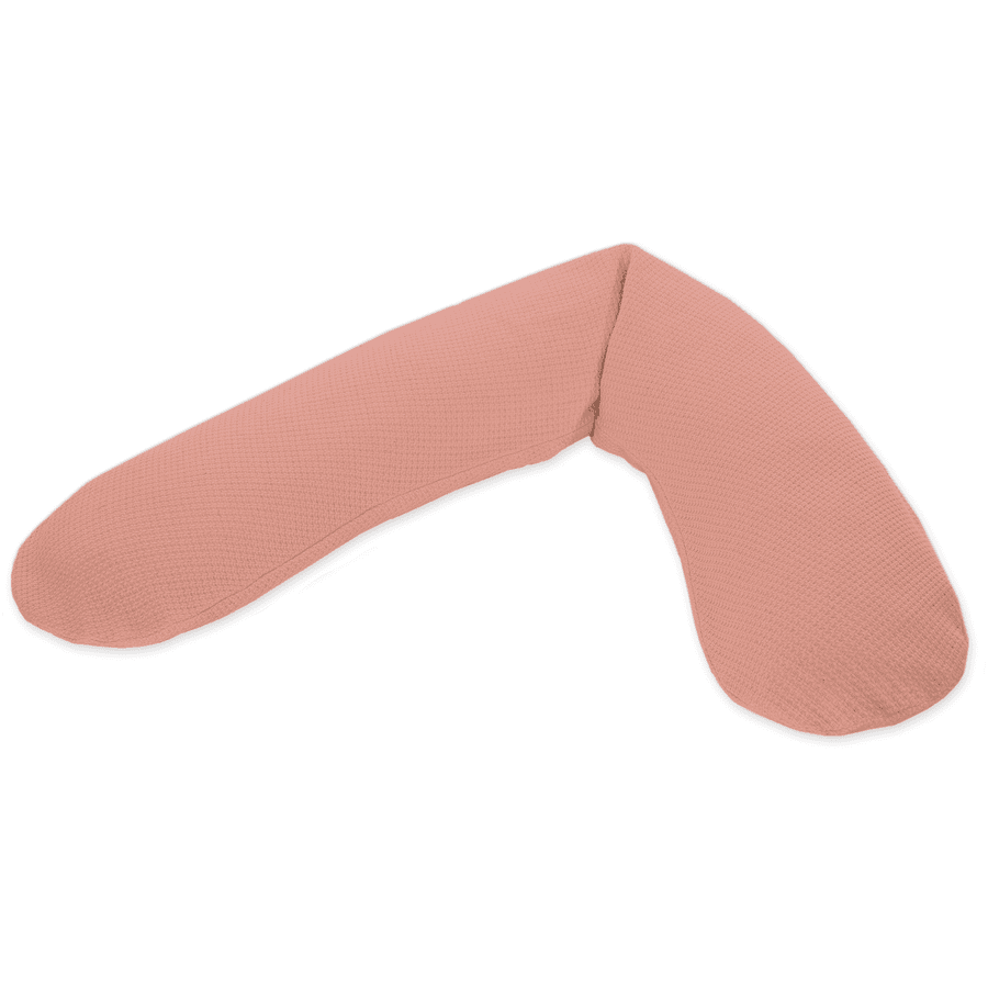 THERALINE Funda para almohada de lactancia Original Punto fino rosa melocotón