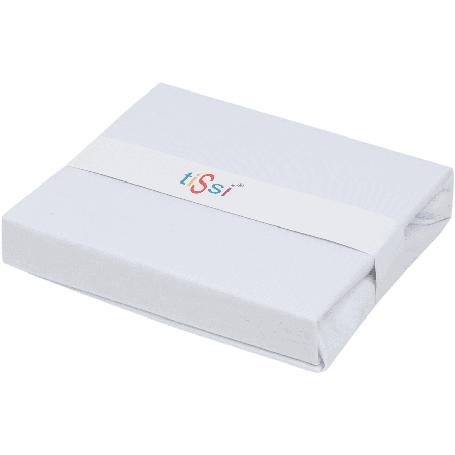tiSsi ® Sábana ajustable Maxi para Boxspring 50 x 90 cm blanco
