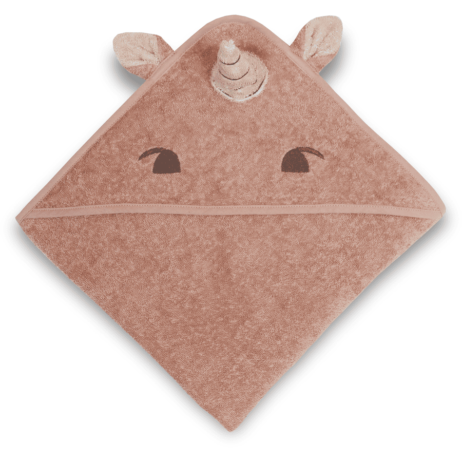 nuuroo Ręcznik z kapturem Aki Rose Unicorn 100 x 100 cm