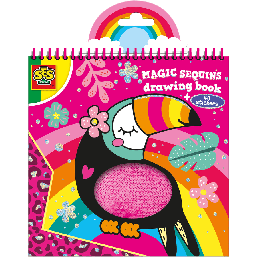 SES Creative® Magic Sequins Coloring Book