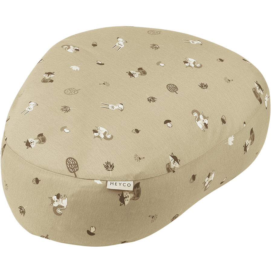 MEYCO Housse de relaxation pour coussin d'allaitement Forest Animals 