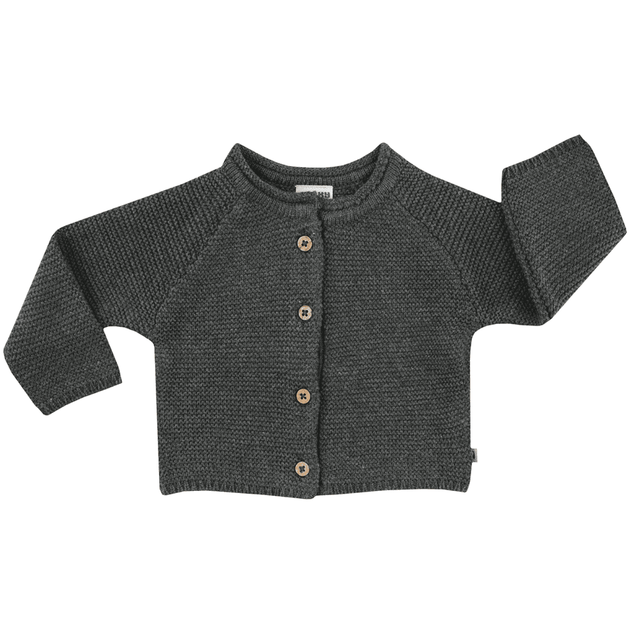 JACKY Strickjacke Lama anthrazit melange 
